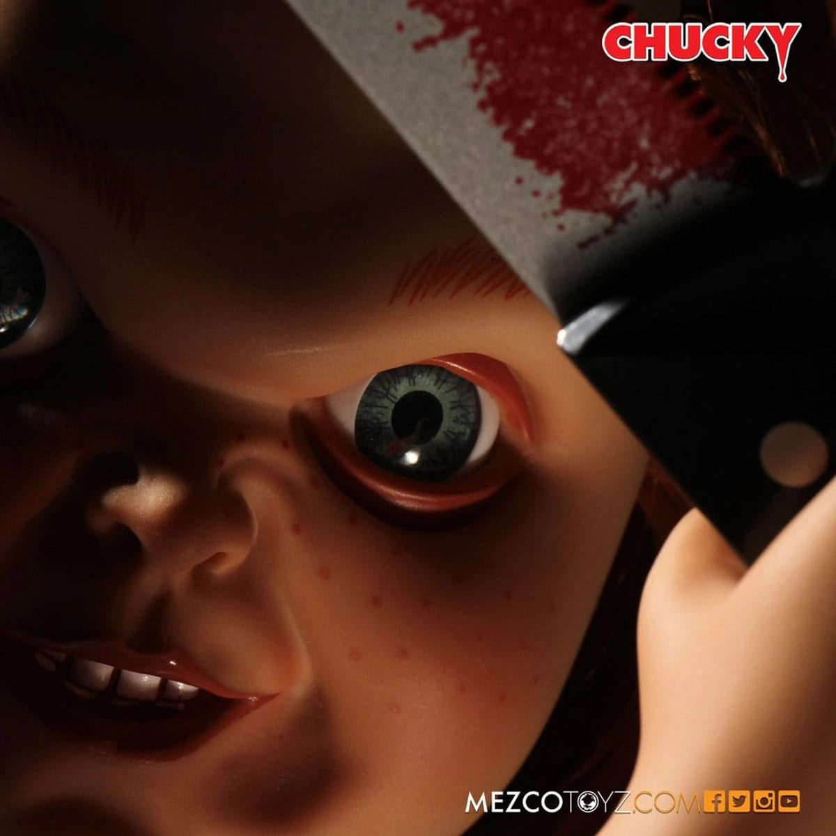 Chucky Jeu d´enfant poupée sonore Sneering Chucky 38 cm - Image 6