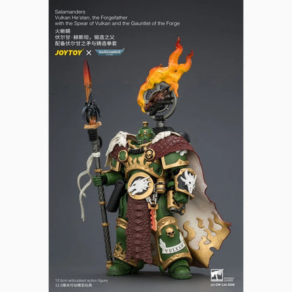 Warhammer figurine Salamanders Vulkan He'stan, the Forgefather 13 cm - Image 5