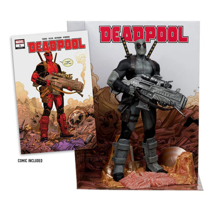 Marvel Collection statuette PVC 1/6 Deadpool (Deadpool #1)(Grey Suit Chase) 27 cm - Image 4