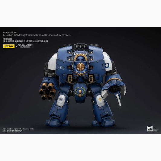 Warhammer The Horus Heresy figurine 1/18 Ultramarines Leviathan Dreadnought with Cyclonic Melta Lance And Siege Claws 29 cm - Image 1