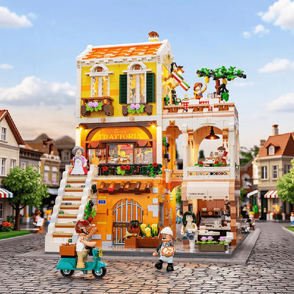 Lumibricks Town Life 15010 Italian Homestyle Restaurant - Image 2