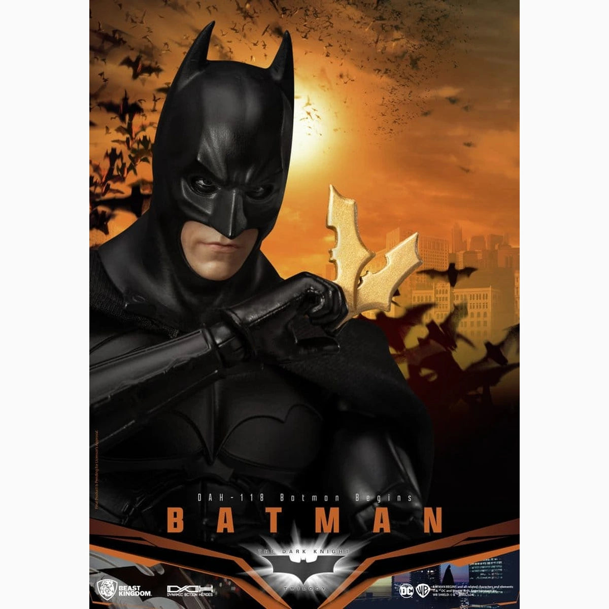 DC Comics Dynamic 8ction Heroes Figurine Batman (Batman Begins) 21 cm - Image 6