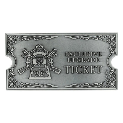 Resident Evil 4 réplique 1/1 Metal Exclusive Upgrade Ticket - Image 1