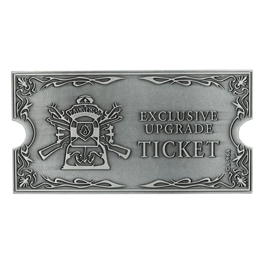 Resident Evil 4 réplique 1/1 Metal Exclusive Upgrade Ticket - Image 1