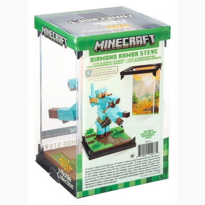 Minecraft Figurine Diorama Diamond Armor Steve et Cheval 18 cm - Image 6