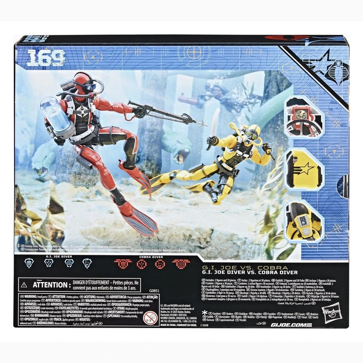 G.I. Joe Classified Series pack 2 figurines #169 G.I. Joe Diver vs. Cobra Diver 15 cm - Image 2