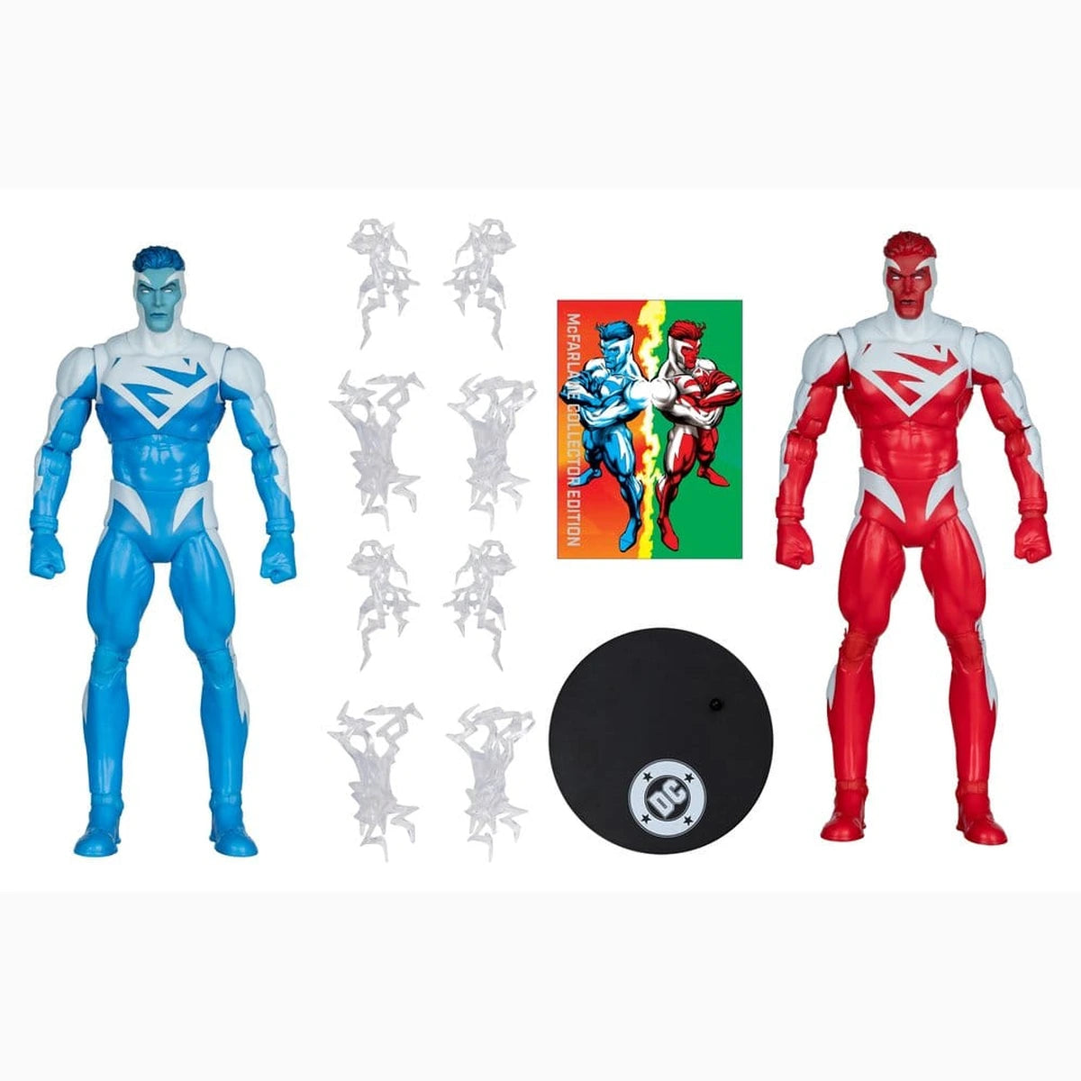 DC Multiverse pack 2 figurines Superman Blue vs. Superman Red (Gold Label) 18 cm - Image 3