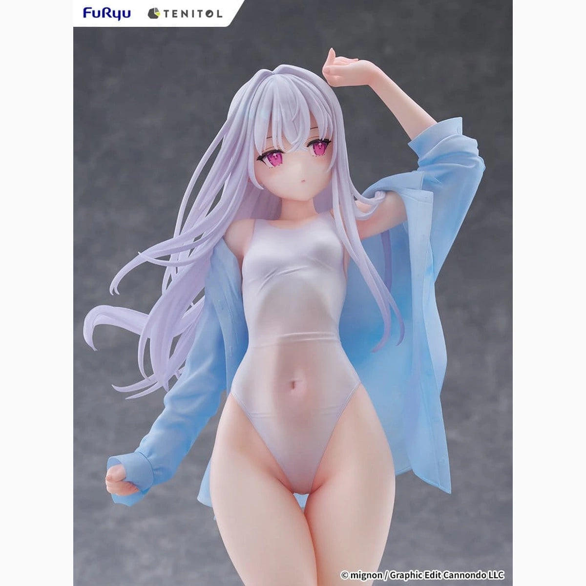 Mignon Works figurine PVC Tenitol Tall Shiro Swimsuit Ver. 30 cm - Image 7