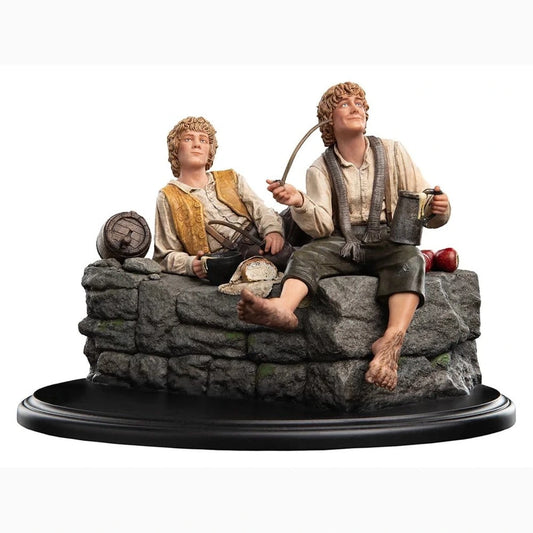 Le Seigneur des Anneaux statuette Merry et Pippin 12 cm - Image 1