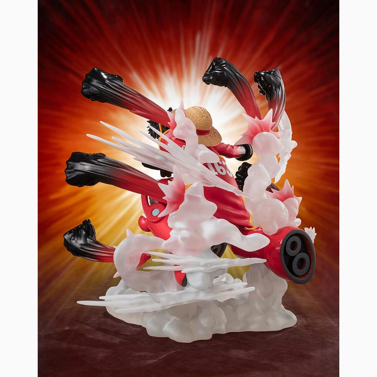 One Piece statuette PVC Figuarts ZERO Extra Battle Monkey D. Luffy -Gum Gum Hawk Gatling- 19 cm - Image 5
