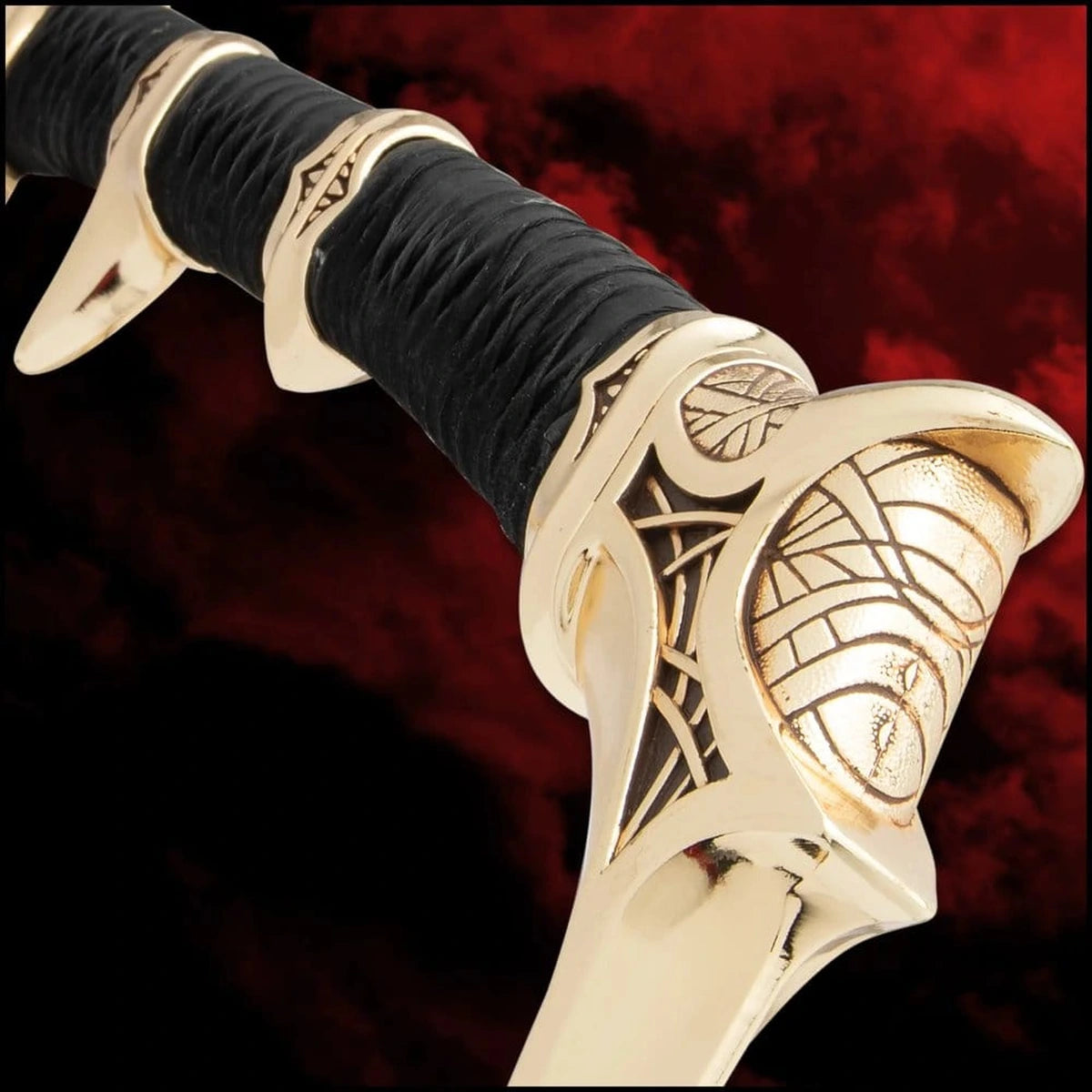 Kit Rae Swords of the Ancients réplique Savathos-Mithrodin épée de guerre Gold Version 111 cm - Image 5