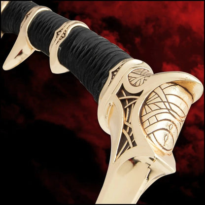 Kit Rae Swords of the Ancients réplique Savathos-Mithrodin épée de guerre Gold Version 111 cm - Image 5