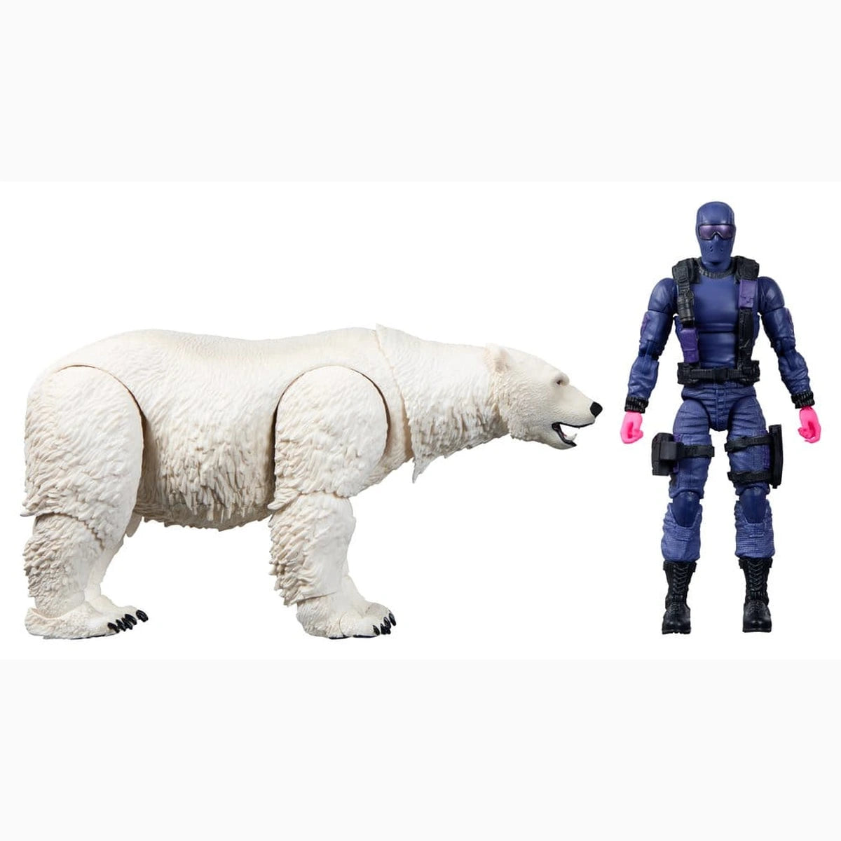 GI Joe Classified Series Figurine Snake Eyes with Polar Bear 15 cm - Image 1