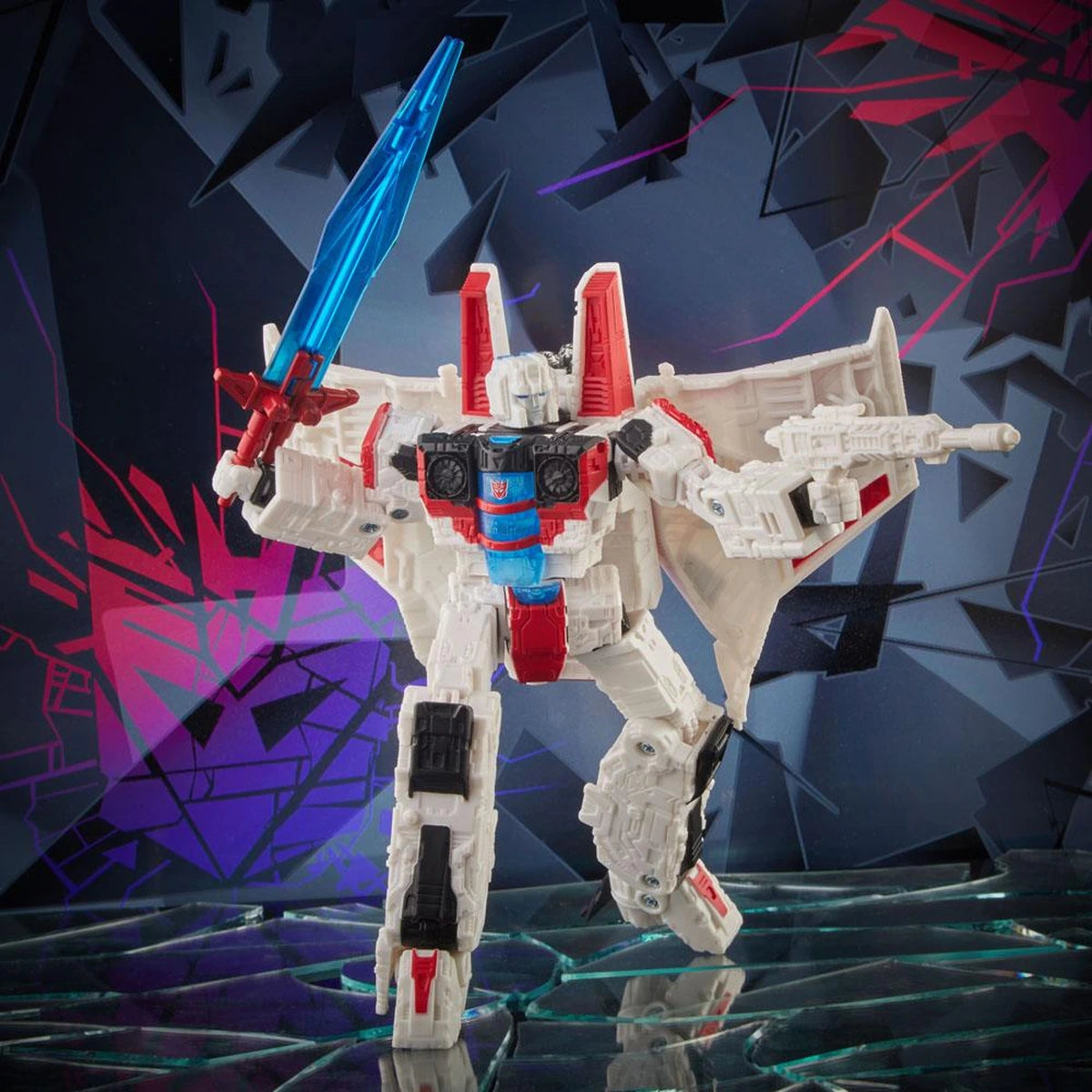 Transformers: Shattered Glass Voyager Class figurine Starscream 18 cm - Image 4
