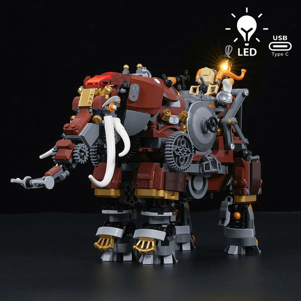 Lumibricks Steampunk World 11014 Steamphant - Image 1