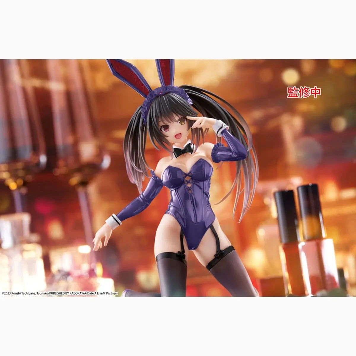 Date A Live V statuette PVC Desktop Cute Figure Kurumi Tokisaki Bunny Ver. Renewal 13 cm - Image 5