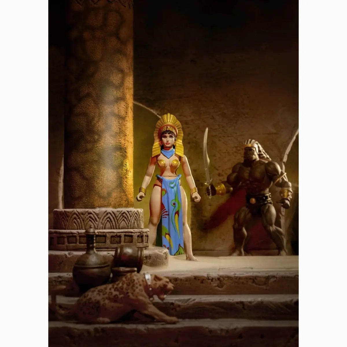 The Savage World of Frazetta Set de figurines Egyptian Queen & The Guard (Museum Edition) 14 cm - Image 4