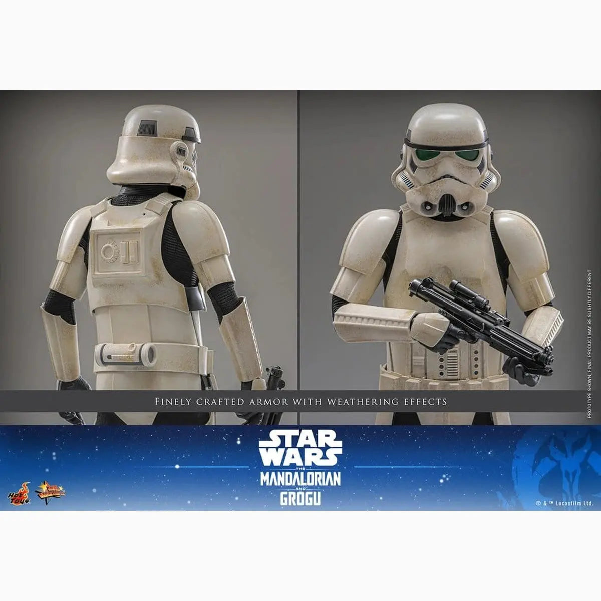 Star Wars: The Mandalorian & Grogu Movie Masterpiece figurine 1/6 Imperial Remnant Stormtrooper 30 cm - Image 3