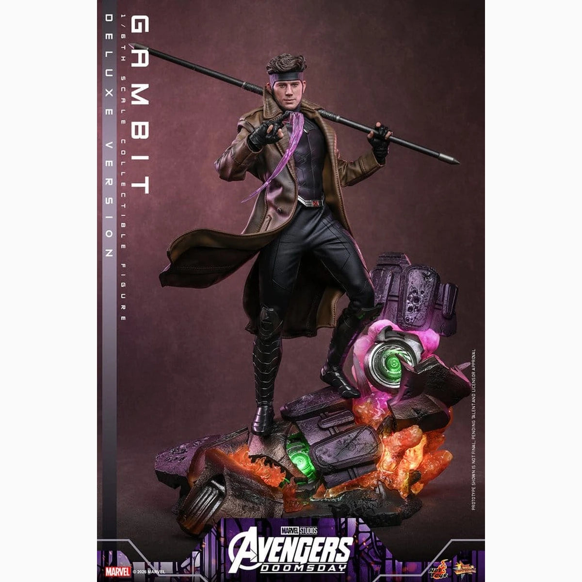 Avengers: Doomsday Movie Masterpiece figurine 1/6 Gambit (Deluxe Version) 31 cm - Image 5