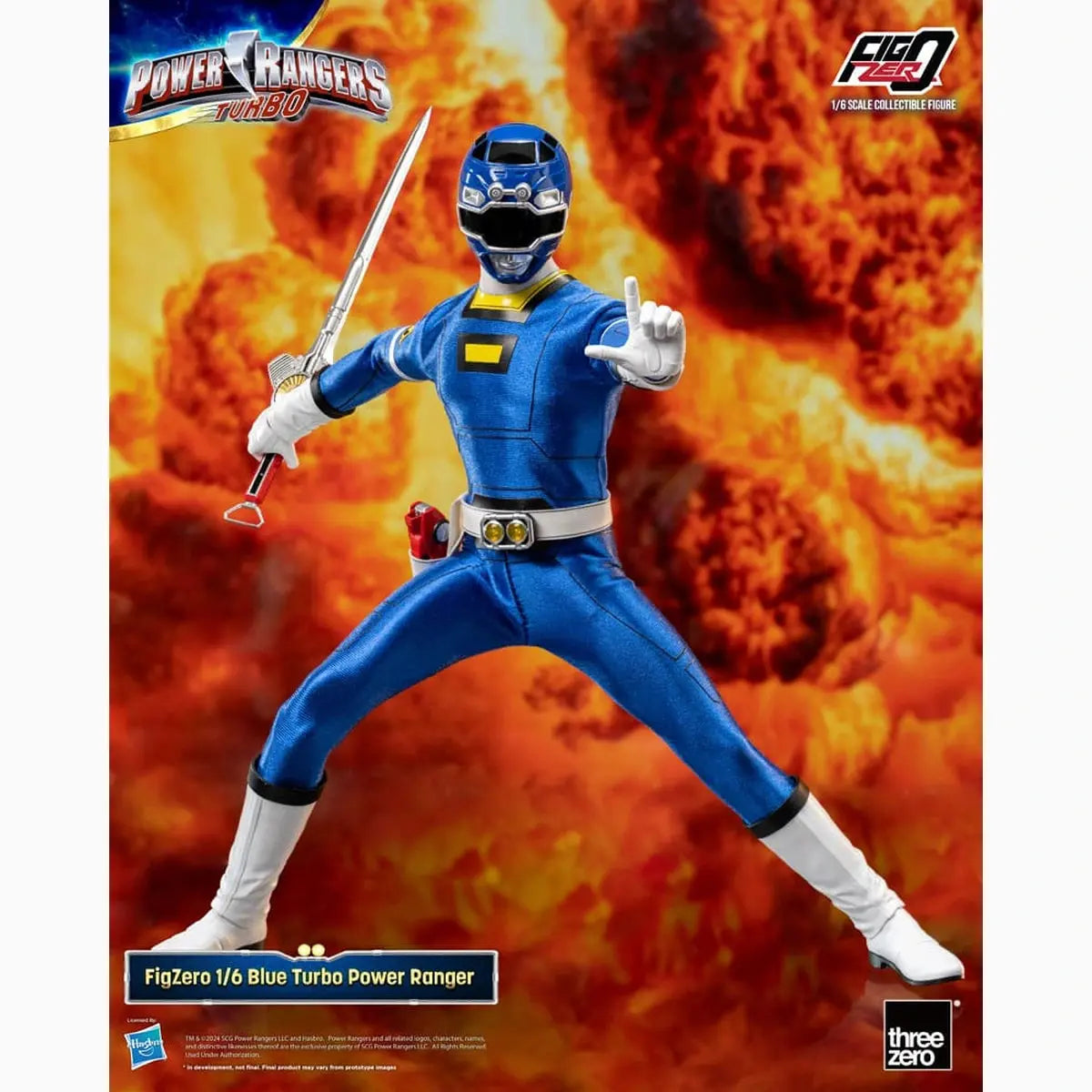Power Rangers Turbo figurine FigZero 1/6 Blue Turbo Power Ranger 30 cm - Image ajoutée 19