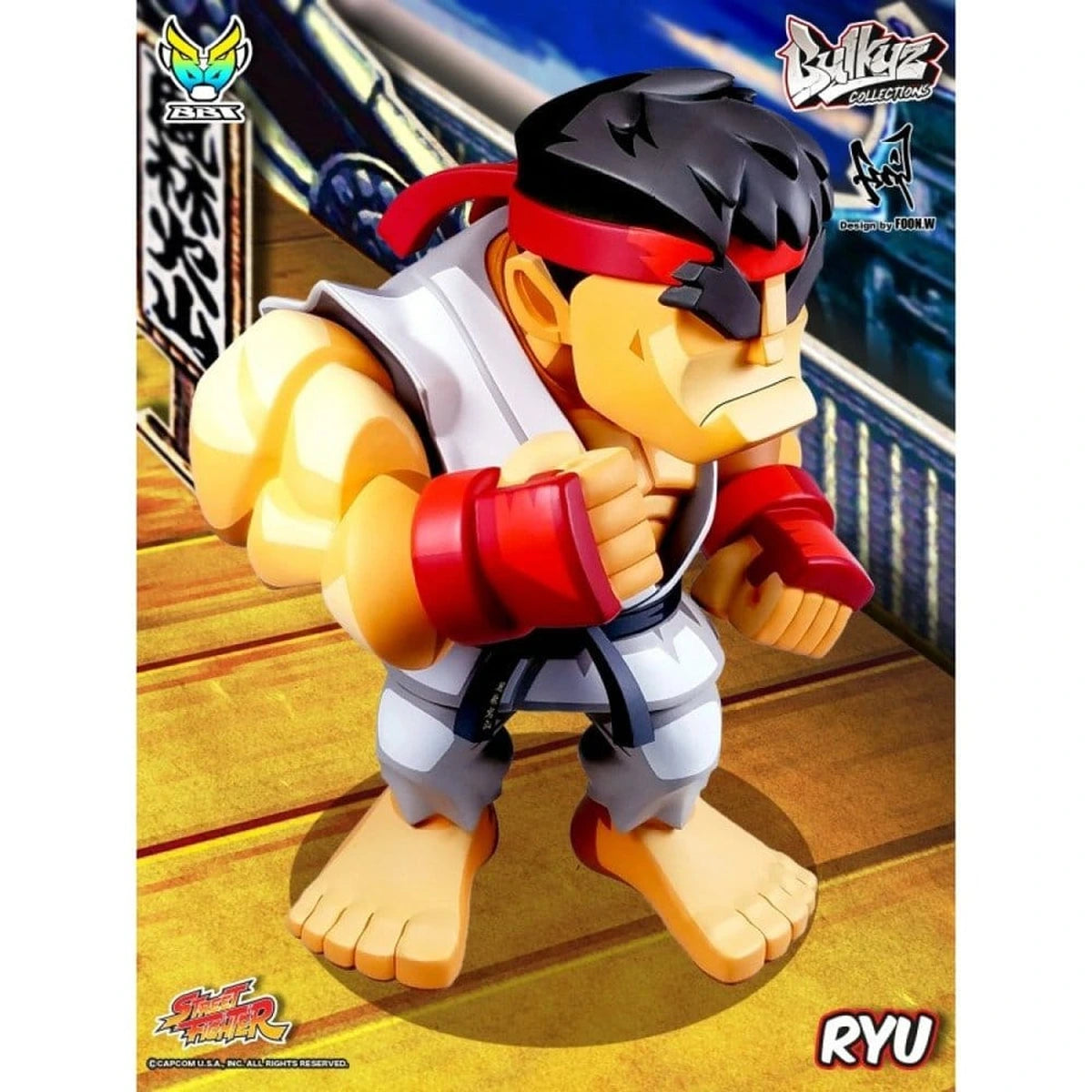 Street Fighter Bulkyz figurine vinyle Ryu 30 cm - Image 5