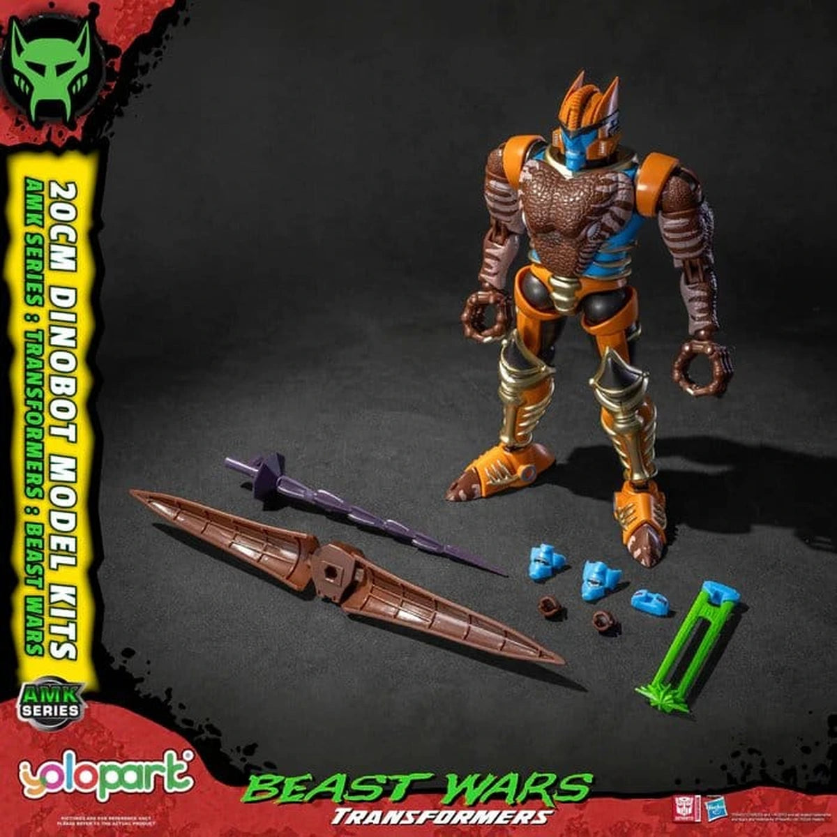 Transformers: Beast Wars Plastic Model Kit AMK Series Dinobot 20 cm - Image 4