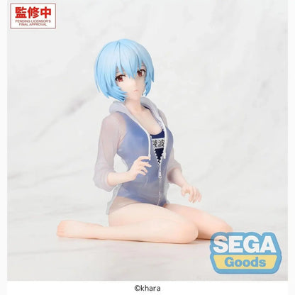 Rebuild of Evangelion Yumemirize figurine PVC Rei Ayanami School Swimsuit Ver. 13 cm - Image 1
