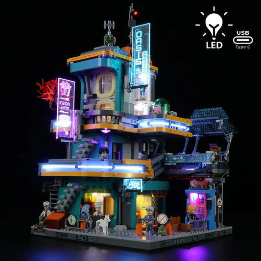Lumibricks Cyberpunk Neoncity 17001 Apartment - Image 1