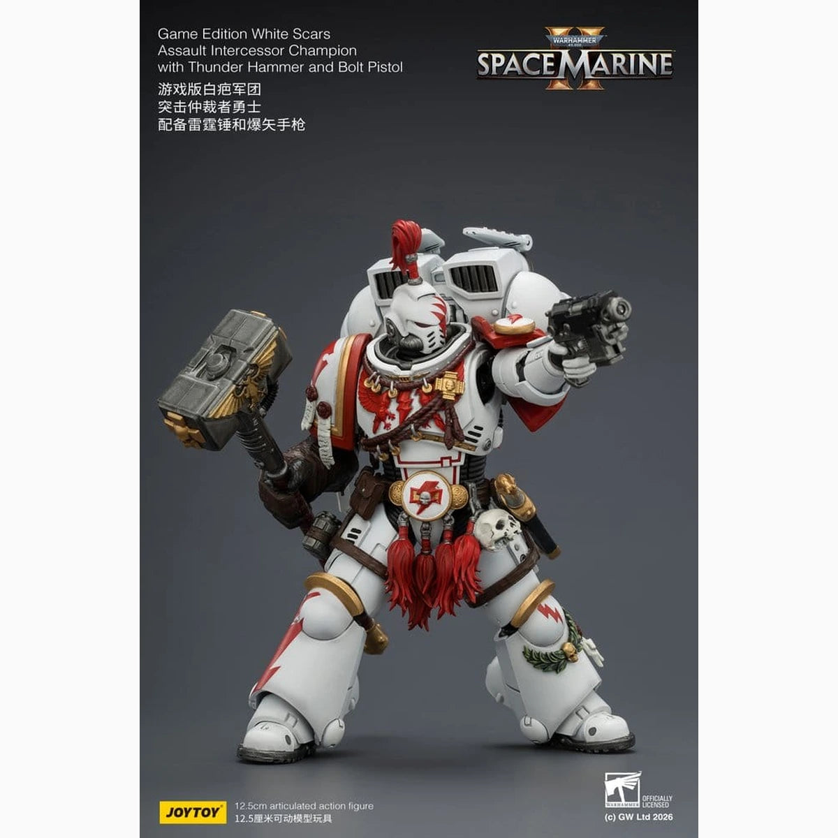 Warhammer figurine Game Edition White Scars Assault Intercessor Champion 13 cm - Image 6