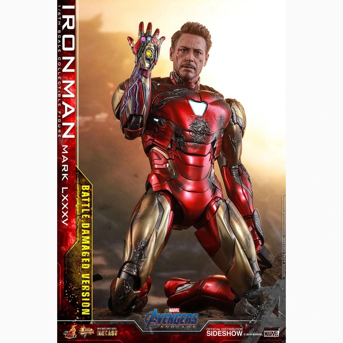 Avengers: Endgame figurine Movie Masterpiece Diecast 1/6 Iron Man Mark LXXXV (Battle Damaged Version) Special Edition 32 cm - Image 4