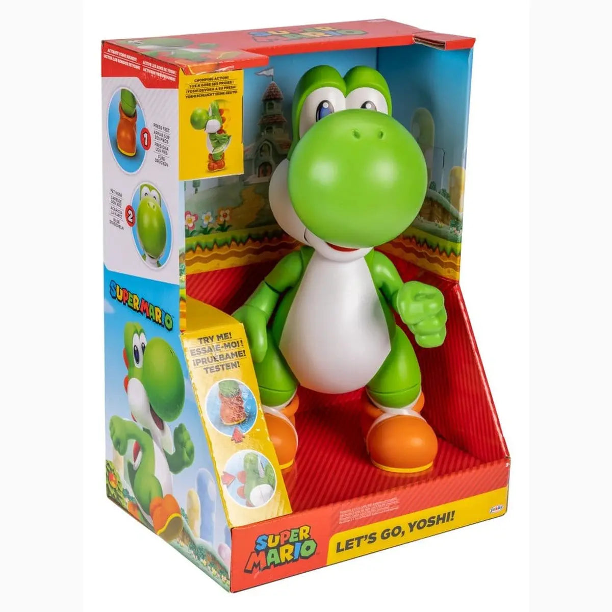 Super Mario figurine parlante Let's Go! Yoshi! 36 cm - Image 6