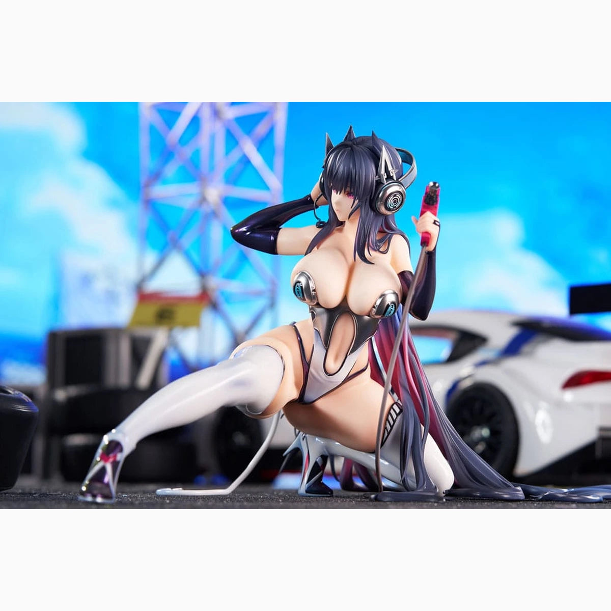Azur Lane statuette PVC 1/7 Strasbourg Faerie of the Race Circuit Ver. 16 cm - Image 6