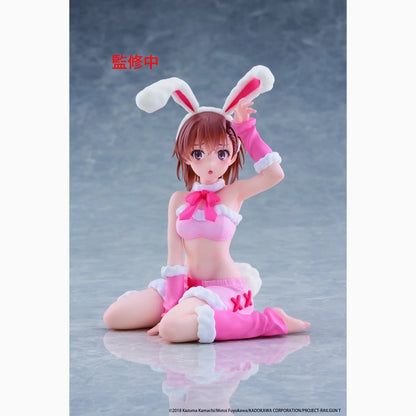 A Certain Scientific Railgun figurine PVC Moflock Mikoto Misaka (Fluffy Bunny Ver.) 13 cm - Image 1
