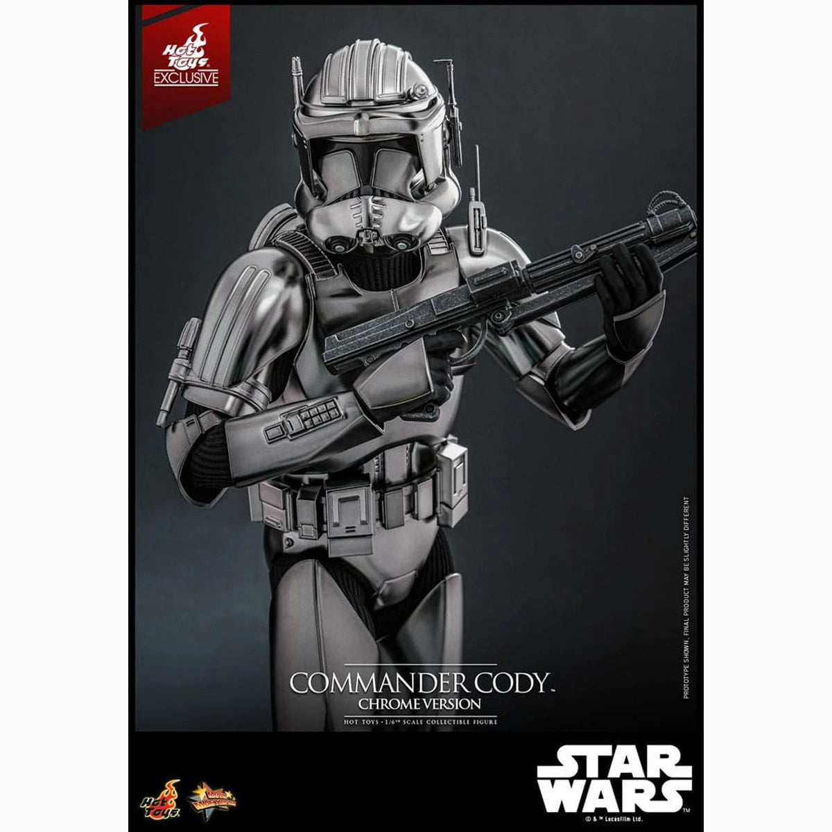 Star Wars figurine Movie Masterpiece 1/6 Commander Cody (Chrome Version) Hot Toys Exclusive 30 cm - Image 5