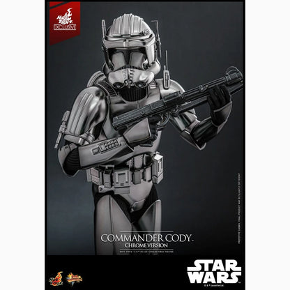 Star Wars figurine Movie Masterpiece 1/6 Commander Cody (Chrome Version) Hot Toys Exclusive 30 cm - Image 5