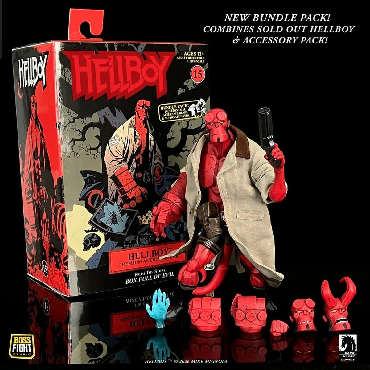 Hellboy figurine 1/12 Scale Bundle Pack - Image 1