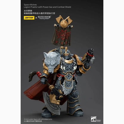 Warhammer The Horus Heresy figurine 1/18 Space Wolves Legion Praetor with Power Axe and Combat Shield 12 cm - Image 4