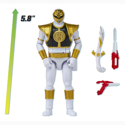 Power Rangers Auto-Morphin figurine White Ranger 15 cm - Image 4