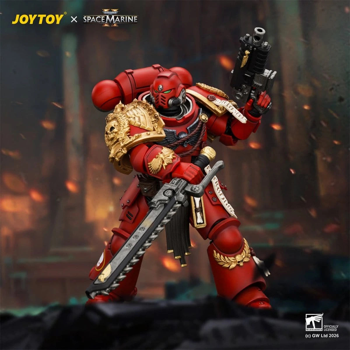 Space Marine Game Edition figurine Blood Angels Veteran 12 cm - Image 6