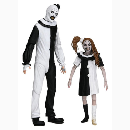 Terrifier 2 2 pack figurines Ultimate Art the Clown & Little Pale Girl 18 cm - Image 1