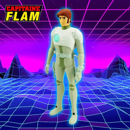 Capitaine Flam Curtis Newton Figurine 23cm Boite FR HL Pro