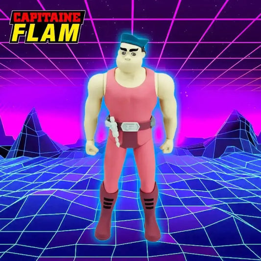 Capitaine Flam Figurine Mala 20cm Boite FR HL Pro