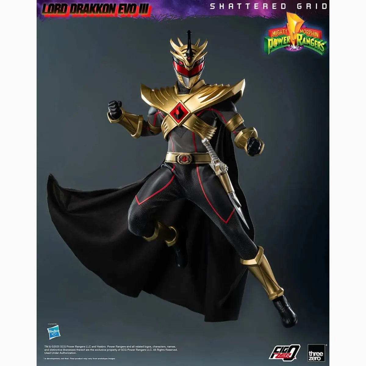 Mighty Morphin Power Rangers Shattered Grid figurine FigZero 1/6 Lord Drakkon Evo III 30 cm - Image ajoutée 20