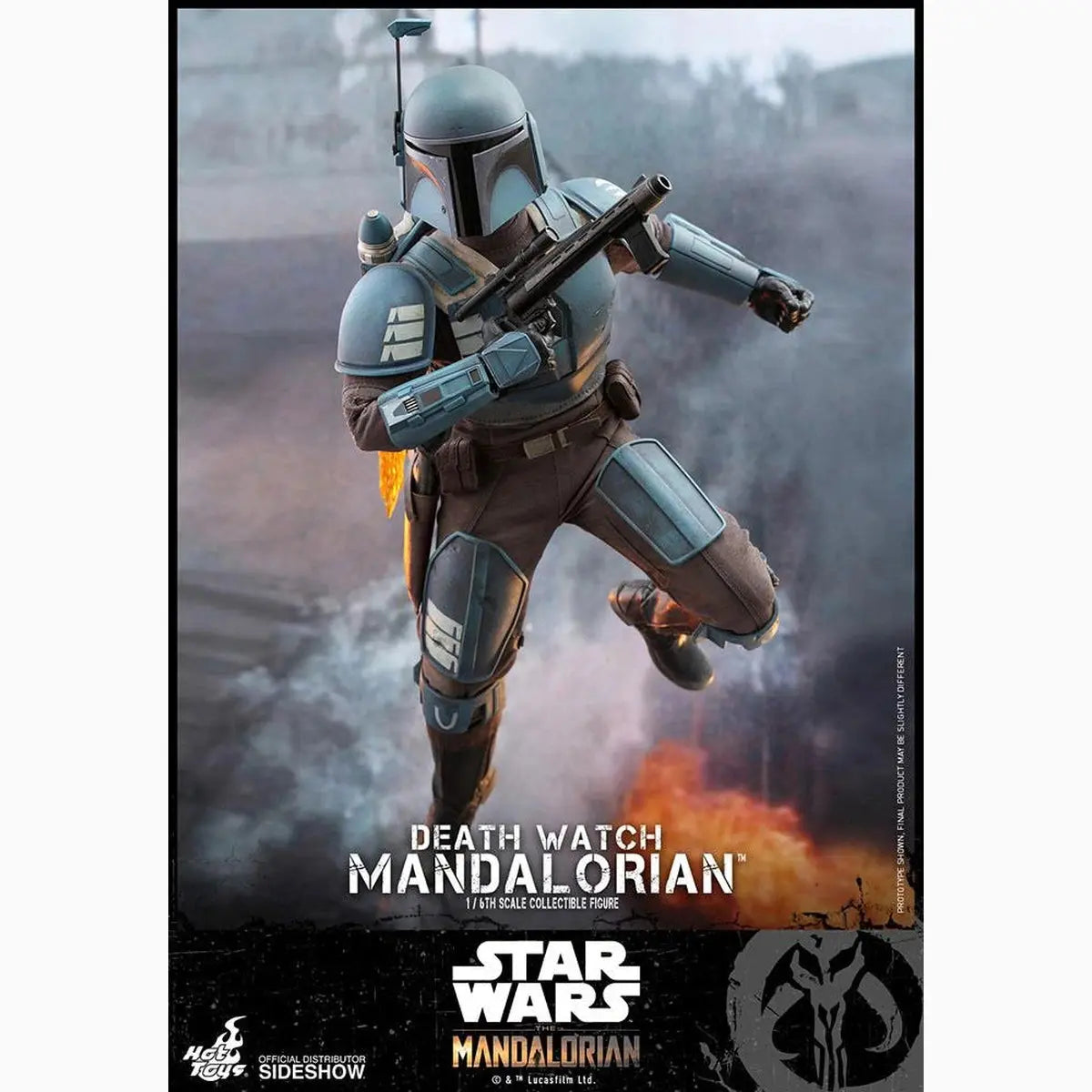 Star Wars The Mandalorian figurine 1/6 Death Watch Mandalorian 30 cm - Image 7