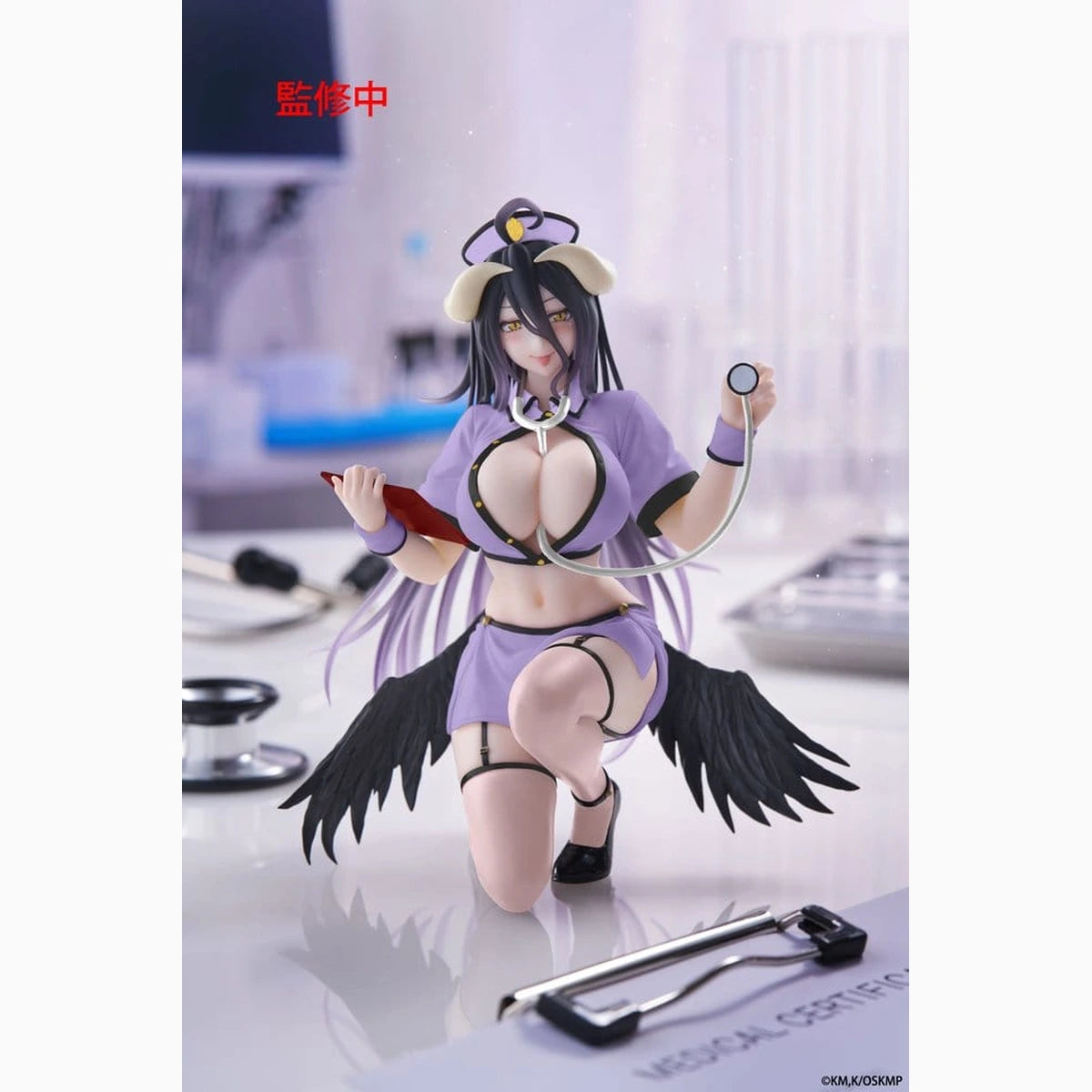 Overlord figurine PVC Desktop Cute Albedo (Nurse Ver.) Renewal 13 cm - Image 1