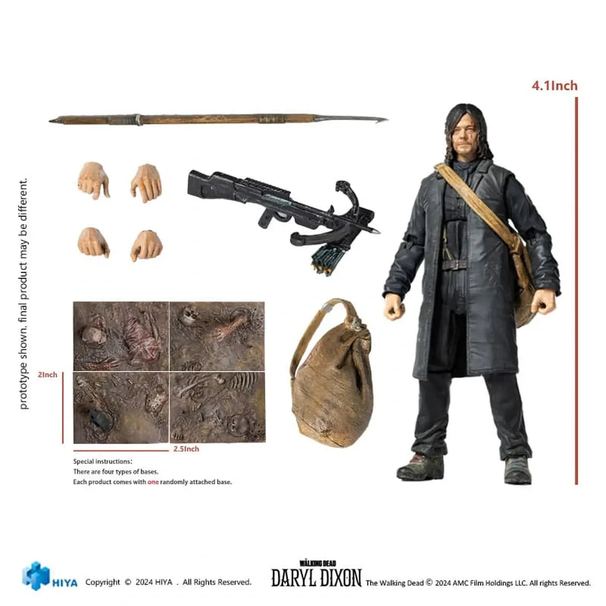 The Walking Dead figurine 1/18 Exquisite Mini Daryl 11 cm - Image 4