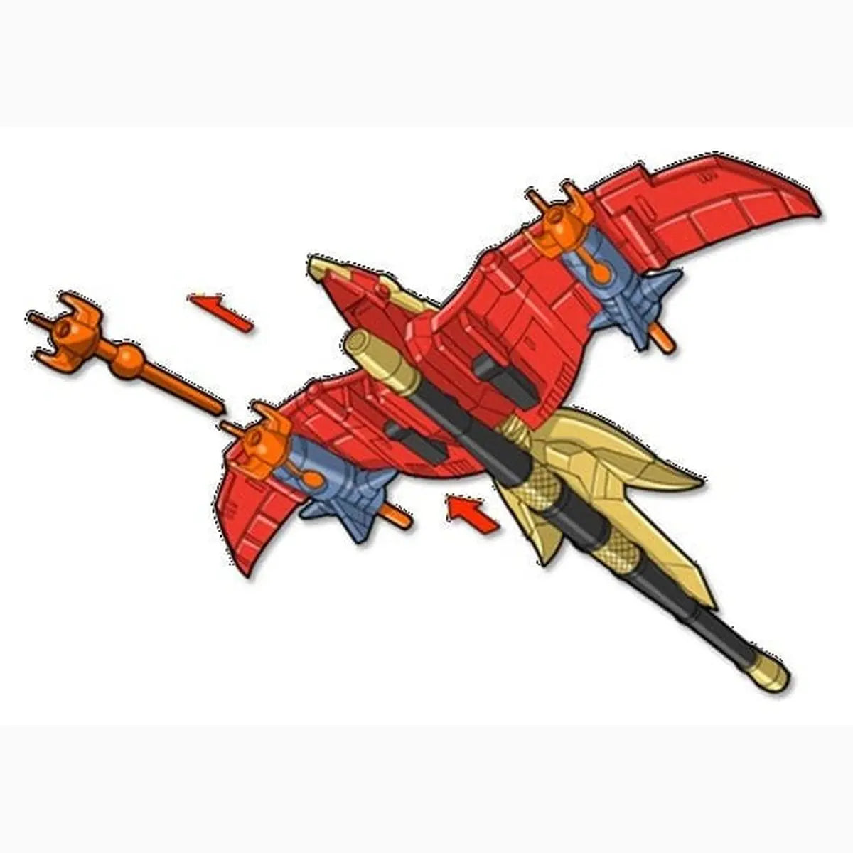 Power Rangers Thunderzord figurine Firebird - Image 3
