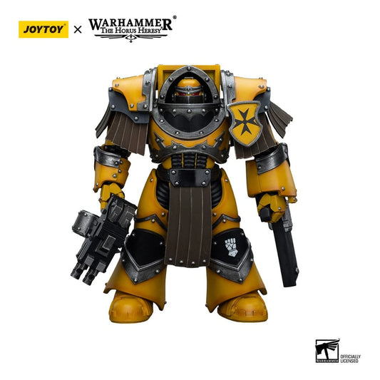 Warhammer The Horus Heresy figurine 1/18 Imperial Fists Legion Cataphractii Terminator Squad Legion Cataphractii with Chainfist 12 cm - Image 1