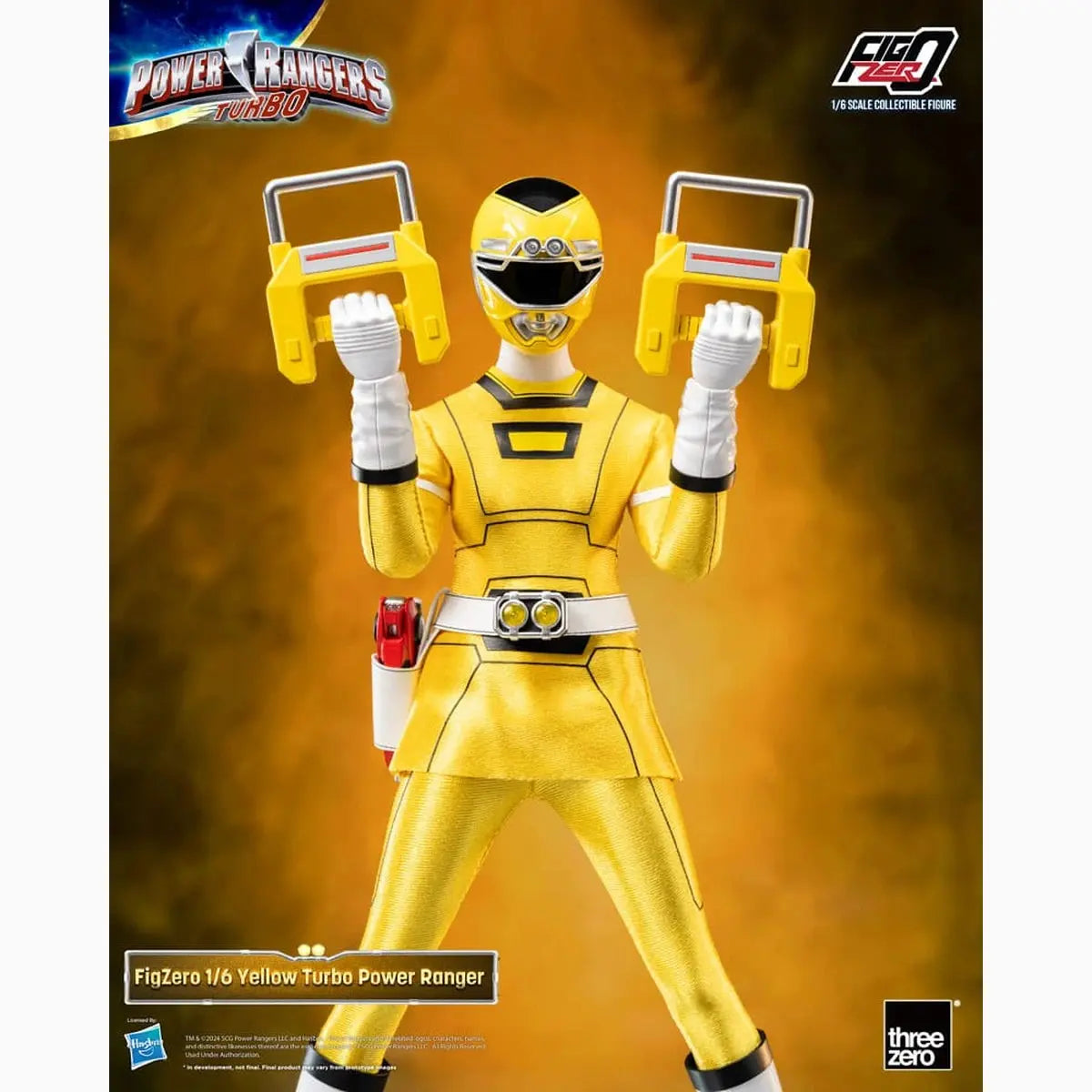 Power Rangers Turbo figurine FigZero 1/6 Yellow Turbo Power Ranger 30 cm - Image ajoutée 11