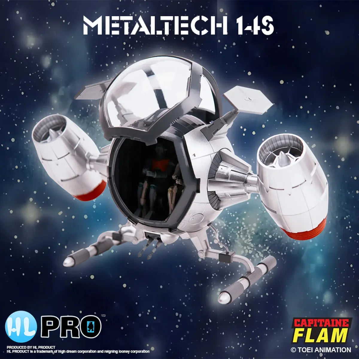 Captaine Flam Metaltech 14S Cosmoliner Cosmolem Silver Edition Box FR - Image 1